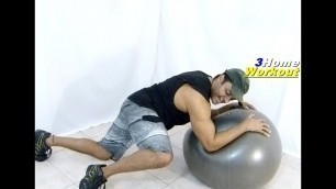 'Fitness at Home ABS AND OBLIQUES EXERCISE (Fit Ball / Weight Loss)'
