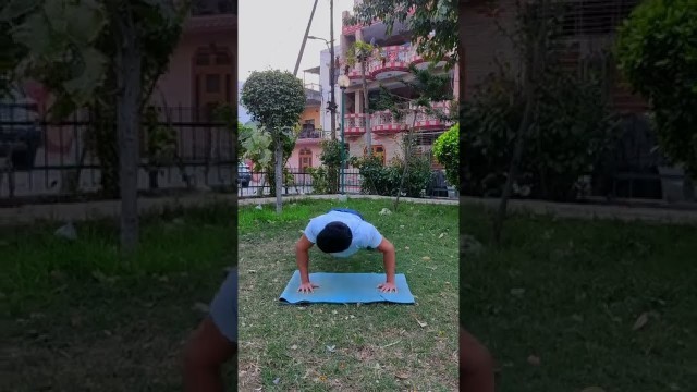 'Engage More Your Chest Muscle While Doing Pushups ||#calisthenics|| #shorts #youtubeshorts #fitness'