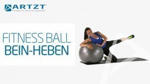 'ARTZT vitality Fitness Ball - Bein-Heben (Abduktion)'
