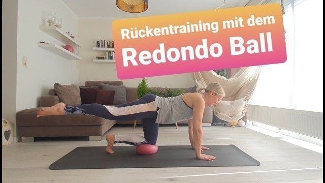 'Rückentraining mit dem Redondo Ball'