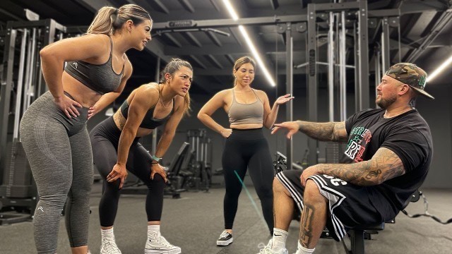 'BIG BOY ARGUES WITH 3 FITNESS CHICKS'