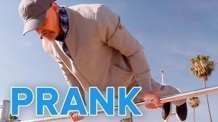 'Old Man Street Workout Prank | Muscle Madness'