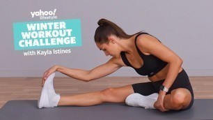 'Winter Workout Full Body Recovery with Kayla Itsines | Yahoo Australia'