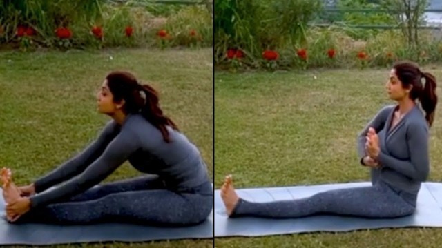 'Shilpa Shetty Kundra Back To Her Yoga Routine | Shilpa\'s Fitness Secerts'