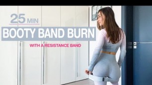 '25 MINUTE BOOTY BAND BURN / Glutes workout with a resistance band / BabyBlueBeYou'