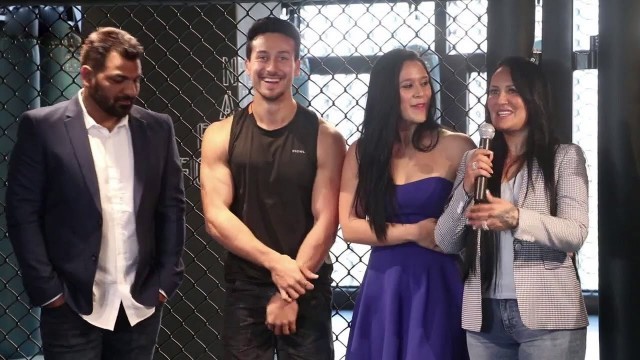 'Tiger Shroff With Sister Krishna & Mother Ayesha At At MMA Matrix Gym Launch'