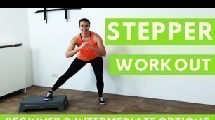 '30 Minute Stepper Workout for Weight Loss – Beginner Stepper Exercise at Home'