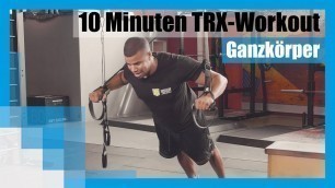 '10 Minuten TRX-Live-Workout: Ganzkörper-Training mit Coach Curtis 