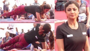 'Shilpa Shetty PLANK Workout | New Guinness World Record for Abdominal Plank Position'