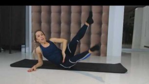'Bauch Beine Po Workout teil 1 //Anna G ❤ (Pilates)'
