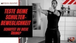 'Schulter Beweglichkeits Test / Vermeide Schulterschmerzen /Schulter Mobility Übung'