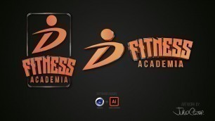 '#01 - D Fitness Academia Speed Art (Cinema 4D)'