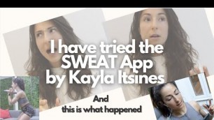 'I have tried the SWEAT App by Kayla Itsines || SWEAT App Review 2021 || Home workout'