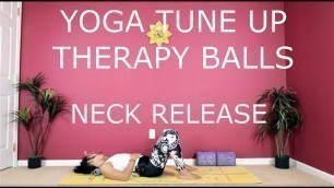 'Yoga Tune Up Therapy Balls Neck Release'