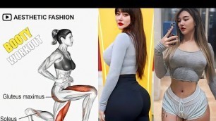 'Chinese Fitness Model \" SONGYUXIN HITOMI \" 10 Booty Exercises at Gym For Total Booty Workout'