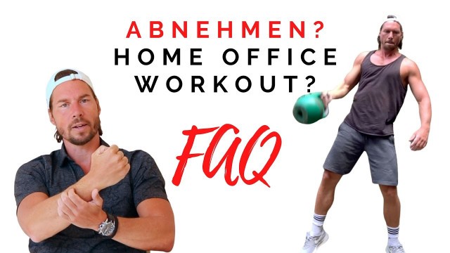 'Laufen zum Abnehmen? | Home Office Workout | Kettlebell Schmerzen - Fitness & Kettlebell FAQ'