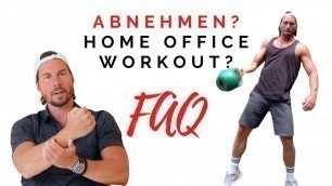 'Laufen zum Abnehmen? | Home Office Workout | Kettlebell Schmerzen - Fitness & Kettlebell FAQ'