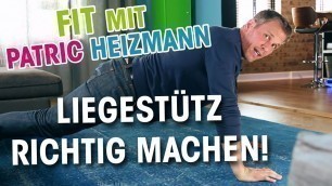 'So schaffst du Liegestütz - GARANTIERT!  || Fit mit Patric Heizmann'