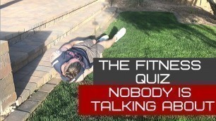 'The (18 Second) Fitness Quiz No One is Talking About | Million Dollar Body'