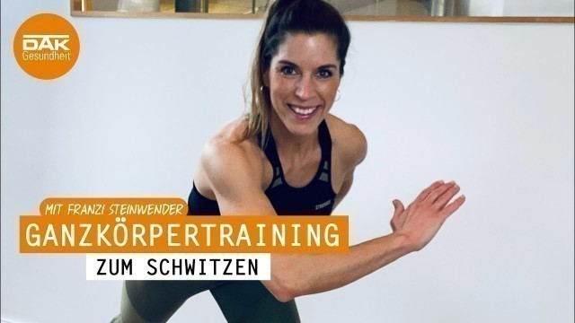 'Ein Workout, das dich zum Schwitzen bringt! | #fitmitfranzi | DAK-Gesundheit'