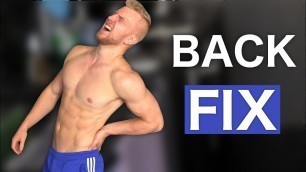 'Back Fixing Advice | My Favorite Home Exercise'