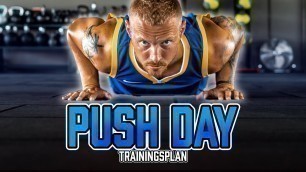 'Mit nur 3 Übungen die BRUST ZUHAUSE TRAINIEREN | Push Day Trainingsplan mit Bodyweight Übungen'