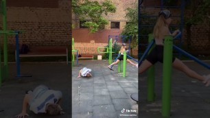 'Super Russian fitness girl prank hilarious  reaction video'