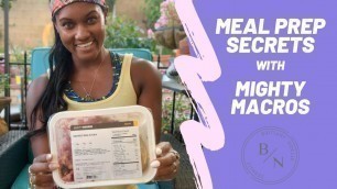 'Meal prep faster with Mighty Macros- Brittany Noelle Fitness'