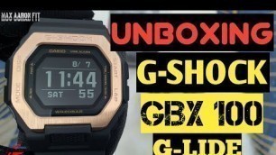 'G-SHOCK GBX 100 G-LIDE :UNBOXING & REVIEW BERSAMA MAX AARON FIT (SMART WATCH + FITNESS WATCH'