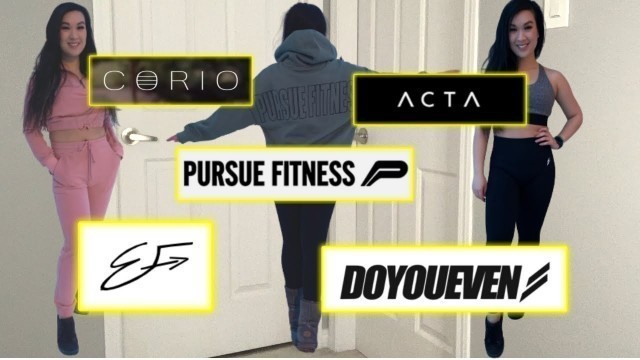 'Ever Forward, Corio Active, Actawear, Do You Even, Pursue Fitness Haul & Review // PLUS Measurements'