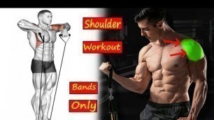 '6 Awesome Resistance band Shoulder Workouts'