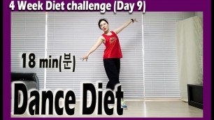 '[4 Week Diet Challenge] Day 9 | 18 minute Dance Diet Workout | 18분 댄스다이어트 | 홈트 | Sunny Funny Zumba'