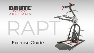 'RAPT Leverage Gym Exercise Guide - 50 Exercises by BRUTEforce®'