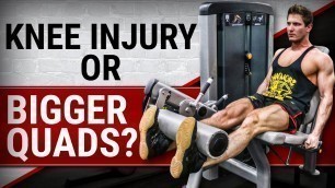 'Are Leg Extensions Bad For Your Knees? | Do They Build BIGGER QUADS?'
