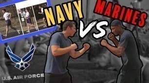 'Air Force Fitness Test DESTROYED by Navy Sailor and Marine (harder than you think)'