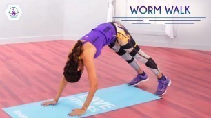 'Worm Walk | Shilpa Shetty Kundra | Fitness | The Art Of Strengthening'