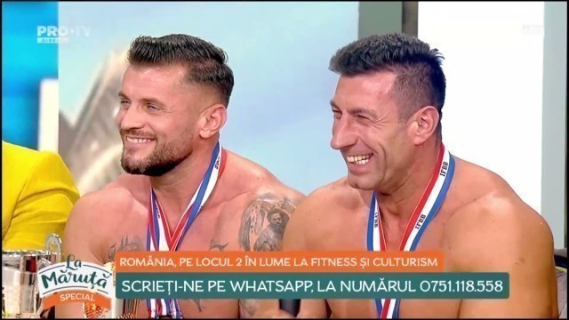 'Locul 2 pentru România la fitness si culturism'