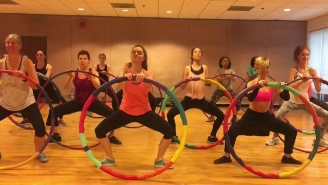 '“WALK THIS WAY” Aerosmith - Dance Fitness Workout with Weighted Hula Hoops'