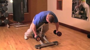 'Incline Reverse Fly - back and shoulder exercise'