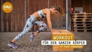 'Dieses Workout macht dich rundum fit! | #fitmitfranzi | DAK-Gesundheit'