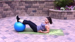 'Gina Aliotti Fitness Network Exercise Tips KUSI Stability Ball Exercise'