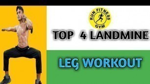 'Killer Landmine Leg Workout 
