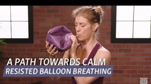 'Resisted Breath Exercise to Feel Calm & Relaxed'