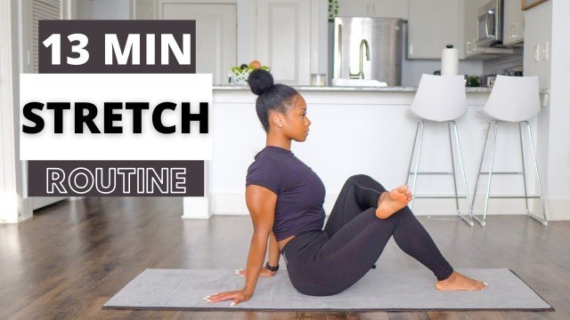 '13 min. Full Body Stretch Routine For Tight Muscles| Beginner Friendly'