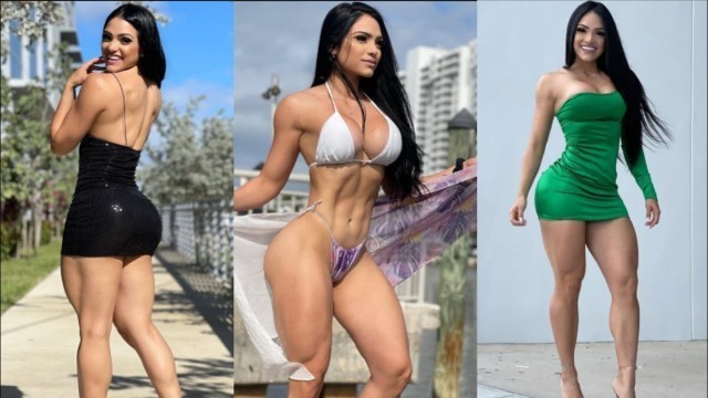 'TANETH GIMENEZ BRAZILIAN FEMALE FITNESS MODEL WORKOUT MOTIVATION | Abrow Motivation'