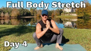 'Day 4 - Full Body Yoga Stretch - 30 Days of Yoga'