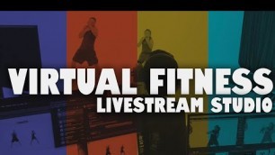 'Virtual Fitness LiveStream Studio  | TVC Studio #VirtualFitnessStudio #LiveStreamingStudioSingapore'