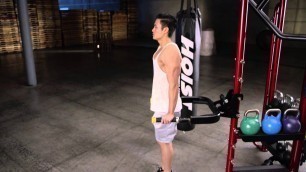 'How to perform KNEE TUCKS - HOIST Fitness MotionCage Exercise'