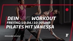 'Fitness First Live Workout - Pilates mit Vanessa'