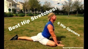 'YOGA HIP STRETCHES - 6 Stretches to Open your Hips Sean Vigue Fitness'